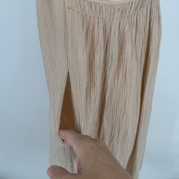 Free People Embroidered High Low Boho Racerback Pocket Dress Womens XS - Picture 6 of 12